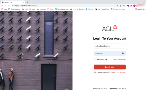 Frontend Admin Partner Portal